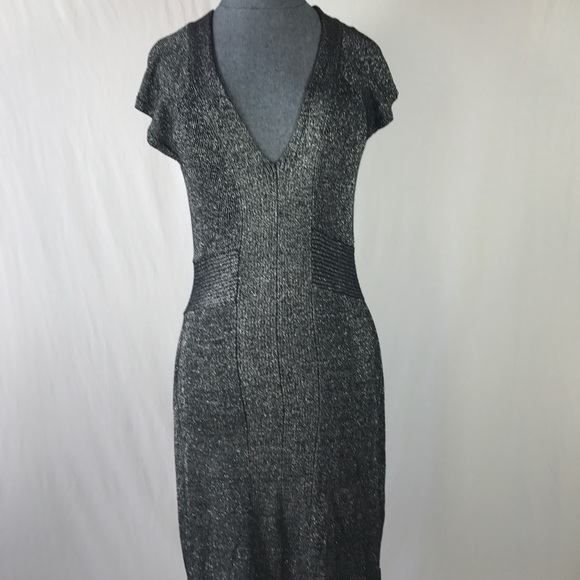 Kenar Grey & Silver Bodycon Dress S - Picture 4 of 8